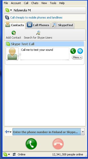 Skype 3.8 : Skype Interface
