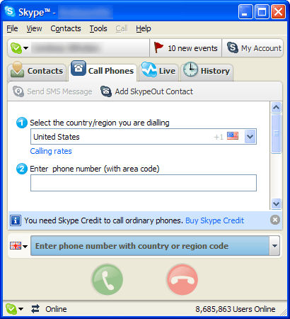 Skype 2.0 : Call phones