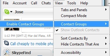 Skype 2.5 : GROUP SHARING