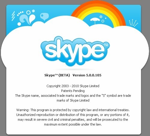 Skype 5.0 beta : About the Beta release