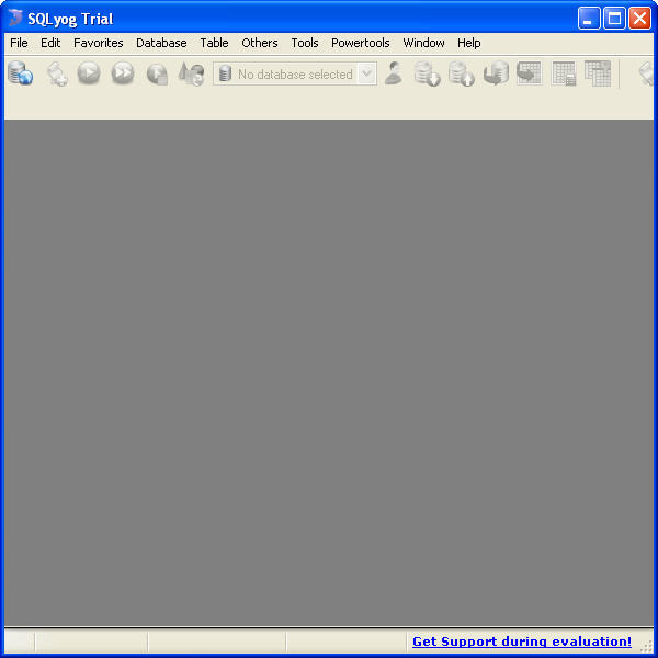 SQLyog 9.3 : Main window
