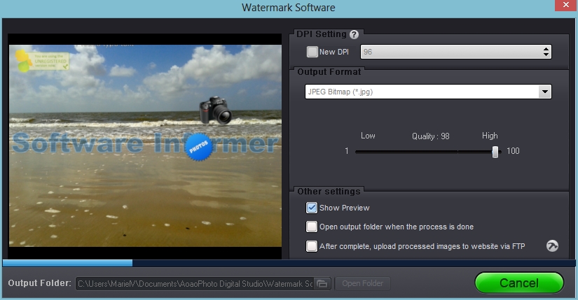 Watermark Software 8.3 : Processing
