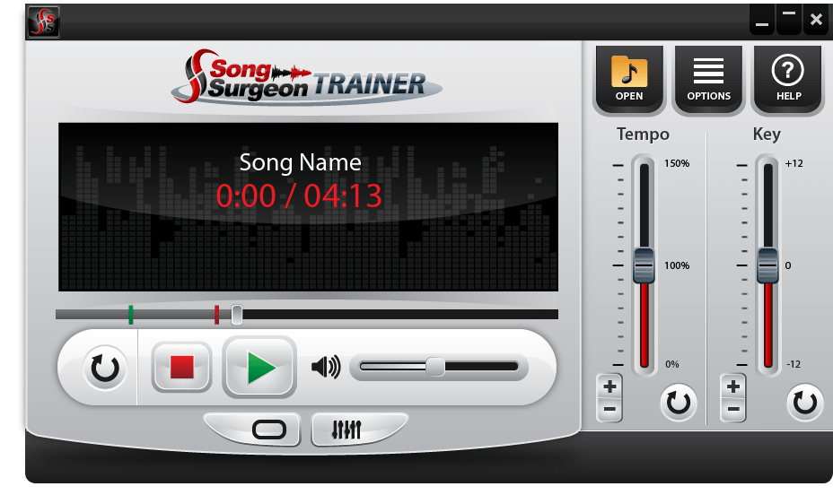 Song Surgeon Trainer 1.0 : Main window