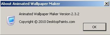 Animated Wallpaper Maker 2.3 : Version