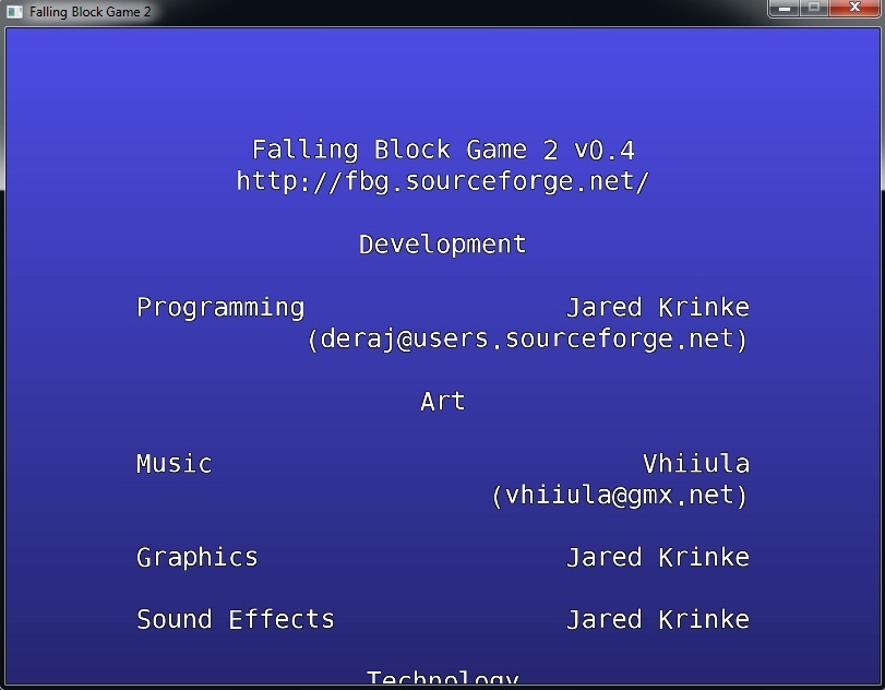 Falling Block Game 2 0.4 : About
