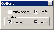 Image Skill Image Frame 1.2 : Options window