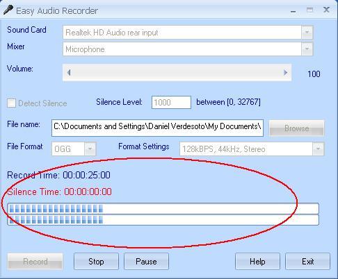 AML Easy Audio Record 3.2 : Recording