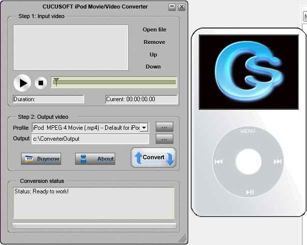 Cucusoft DVD to iPod + iPod Video Converter Suite 7.1 : ipod