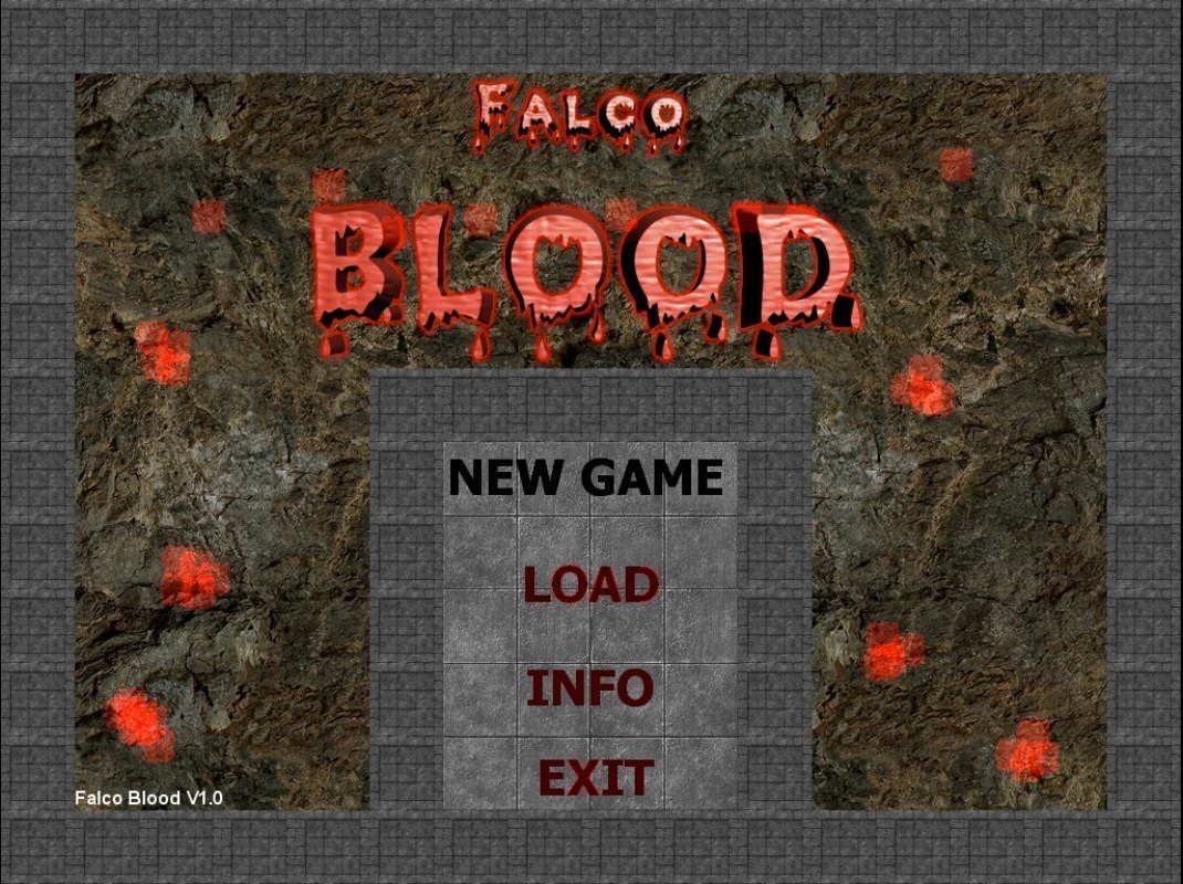 Falco Blood 1.0 : Main menu
