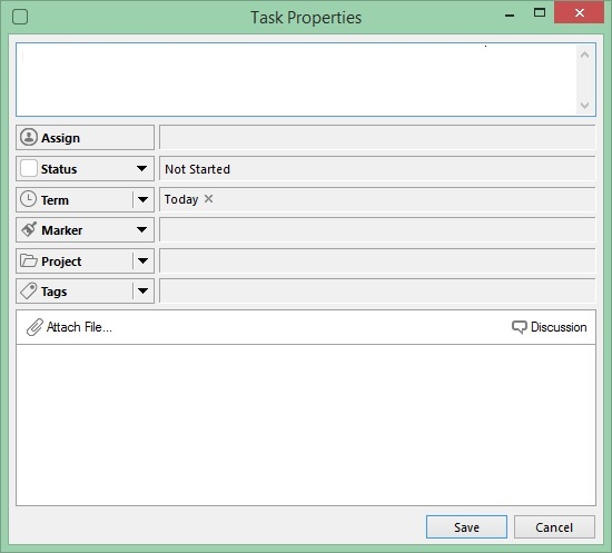 LeaderTask 11.1 : Task Properties