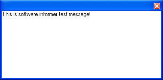 Message Displayer 1.0 : Main window