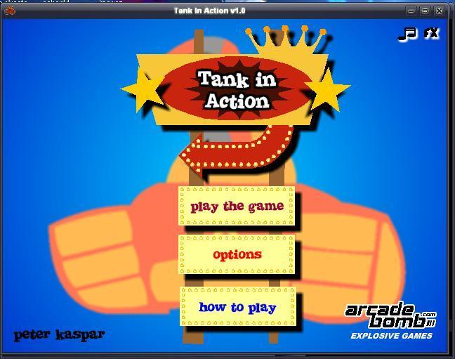 Tank In Action 1.0 : Main Menu