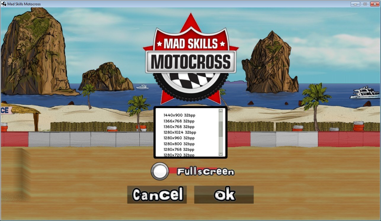 Mad Skills Motocross 1.0 : Video Options