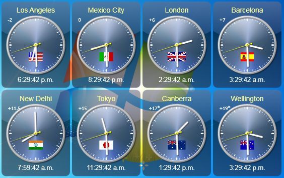 Sharp World Clock 6.5 : Clocks
