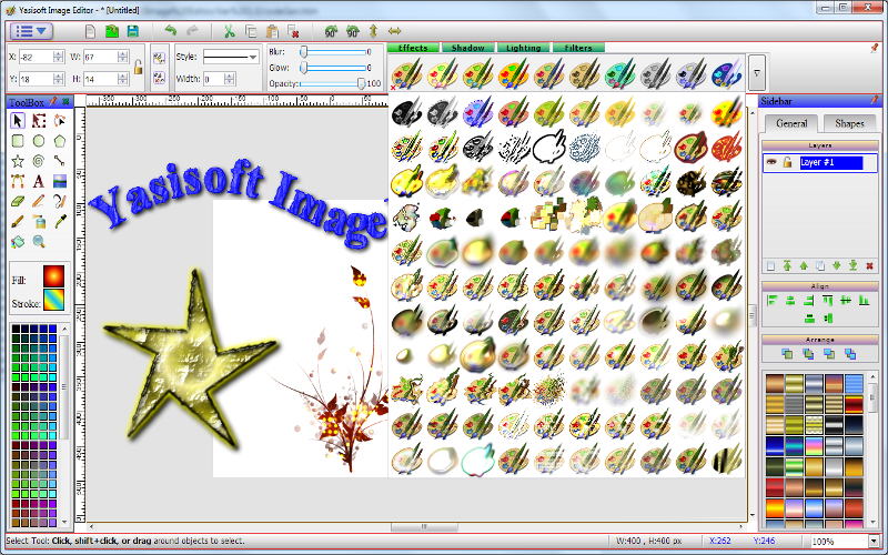 Yasisoft Image Editor 2.3 : Main Window
