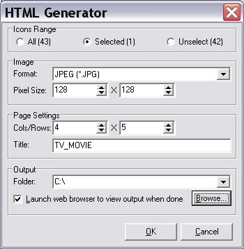 ABB Icon Library Manager 5.1 : HTML Generator