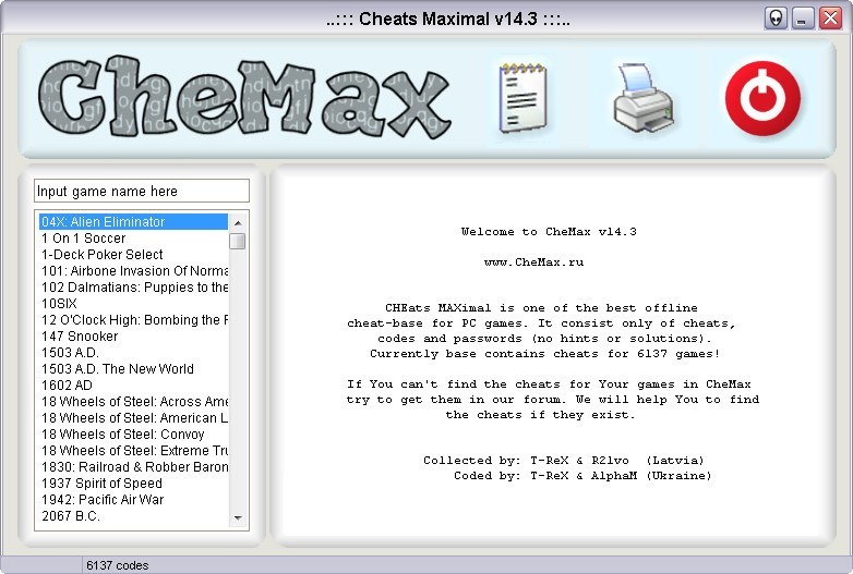 CheMax 14.3 : Main window