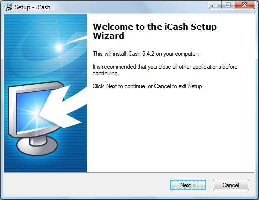 iCash 5.4 : Setup Wizard