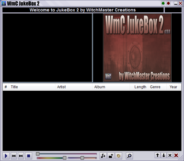 WmC JukeBox 2.8 : Main window