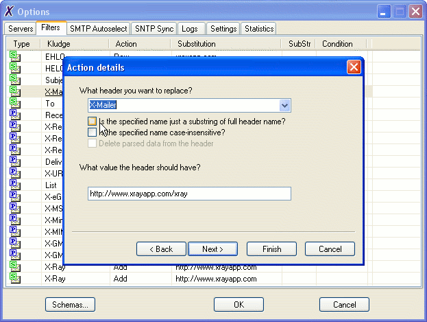X-Ray Mail Assistant 1.4 : Main Window