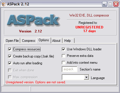 ASPack Download - Provide Win32 EXE file packing and to protect