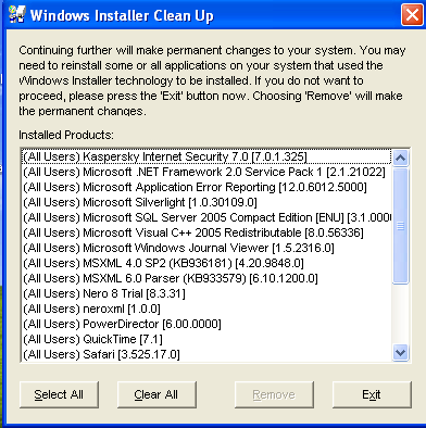 windows installer cleanup download