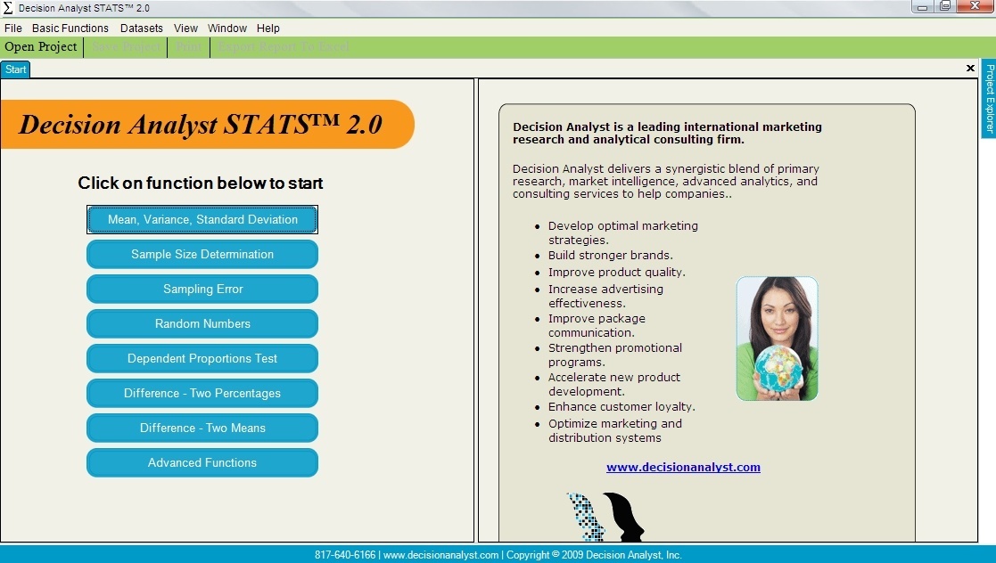 Decision Analyst STATS 2.0 Download (Free) - STATS.exe