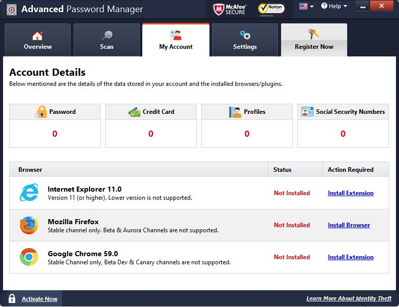 Advanced Password Manager 1.0 Download Free trial apm.exe