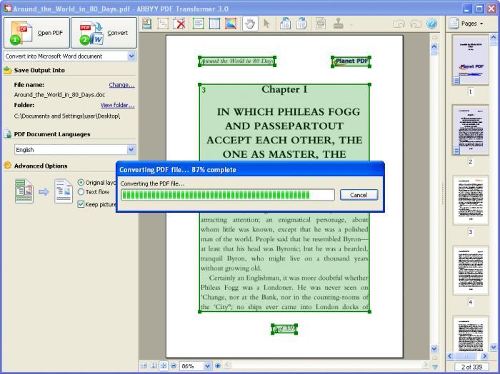 abbyy pdf to word converter software free download