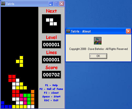 Windows Tetris Download - Simple Tetris game made for Windows using  C++/Win32