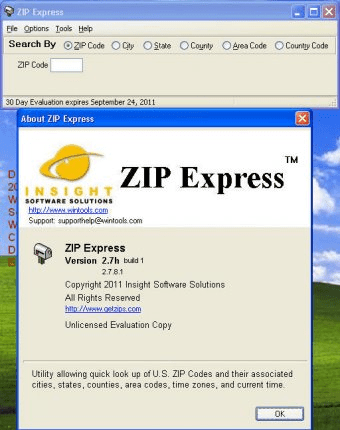 express zip file compression free code
