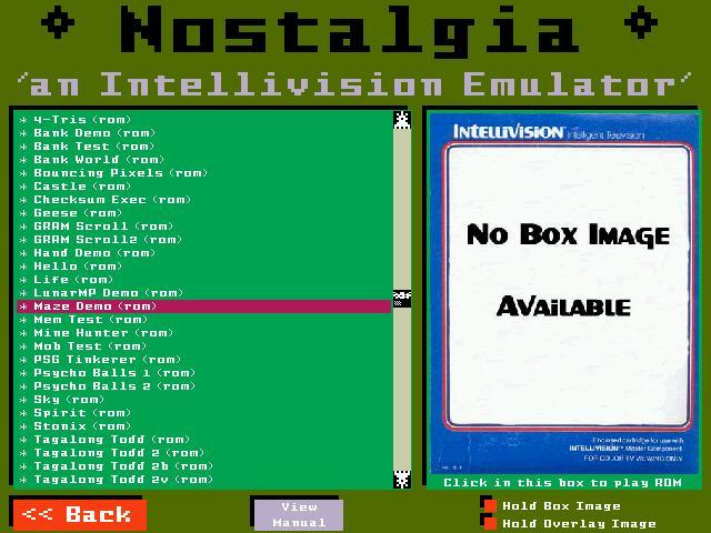 intellivision emulator for mac os x