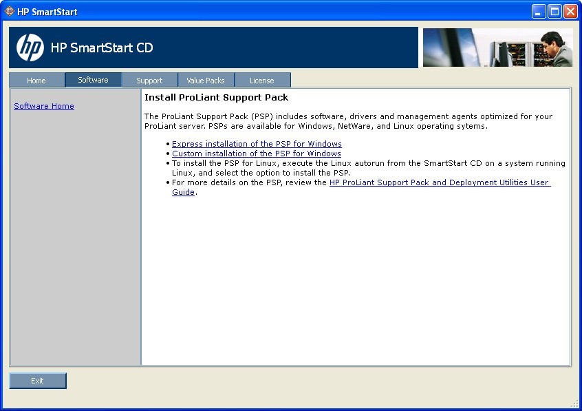 proliant support pack 8.7