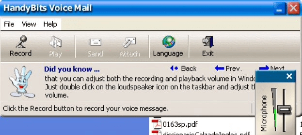 handybits voice mail