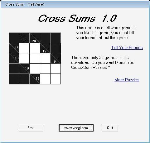 Cross Sum Download This Is A Puzzle Game Where The Goal Is To Fill A Grid With The Right Numbers