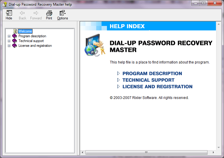 Dial-up Password Recovery Master :: Rixler Software. Faça o download GRÁTIS  do Dial-up Password Recovery Master.