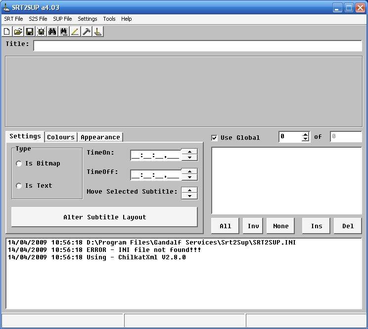 Srt2sup Download Program That Converts Srt Subtitles To Sup Format