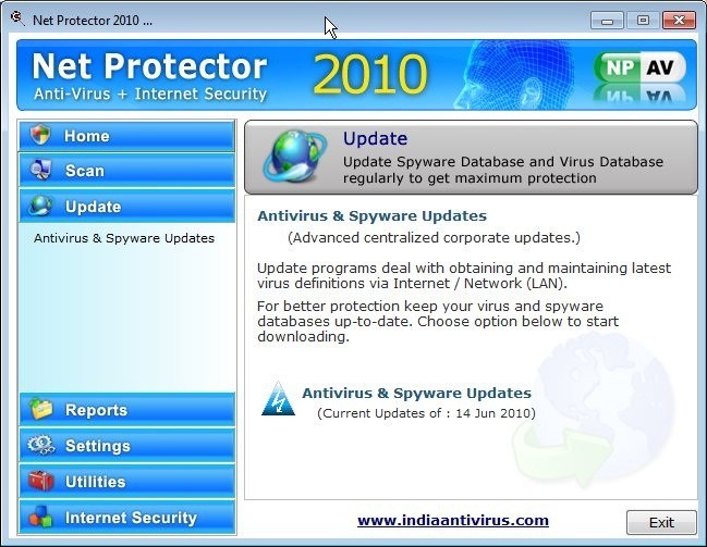 free antivírus net protector word wide web security 2010