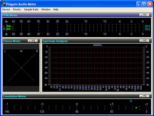 ga werken zaad vrouw Pinguin Audio Meter Download - AudioMeter has 4 build in high quality 16bit  instruments for audio applications