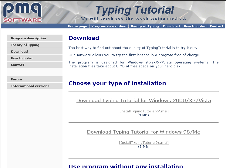 typing tutorial download