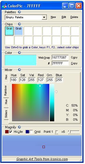 Color Picker Software : ACA Color Picker, Free download - ACASystems