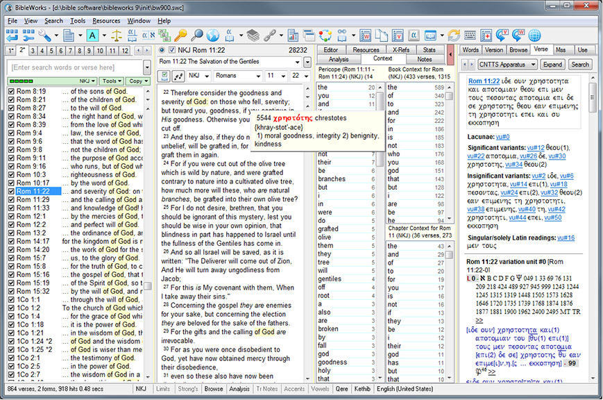 bibleworks 10 mac find all participles