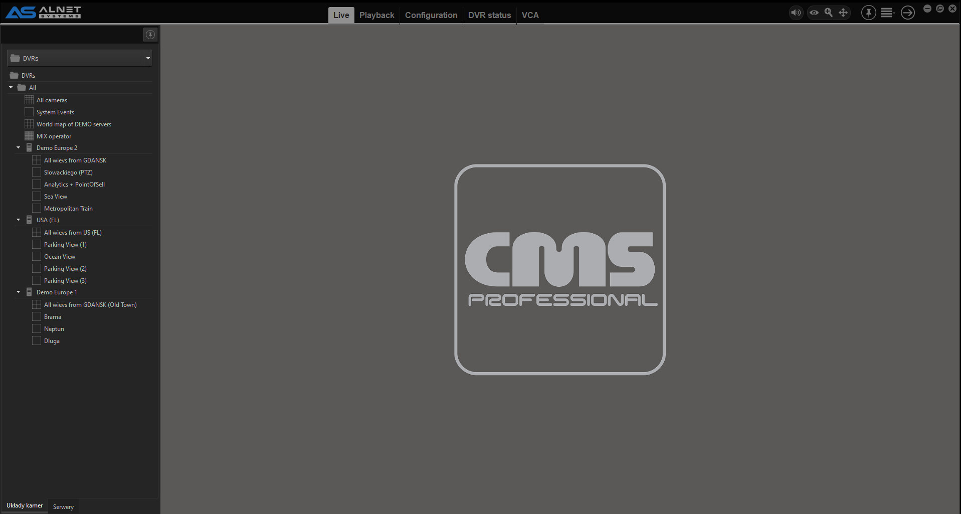 cms cctv software h 264