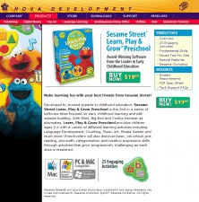 Sesame Street - Learn, Play & Grow - Nova Development Software Informer.