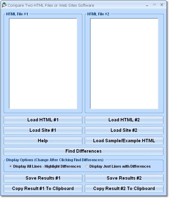 html file comparison tool