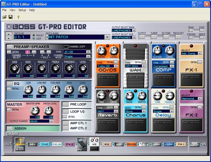 GT-PRO Editor - Configure the using