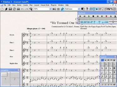 how to put names inside notes in sibelius 5