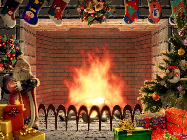 Living Fireplace - DVD screensaver by screendreams - HD widescreen (2005,  DVD) 181886000053