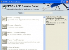 Epson lfp remote panel 2 не видит принтер