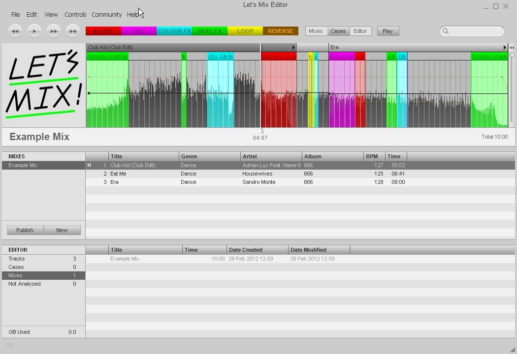 Let S Mix Editor 2 0 Download Free Let S Mix Editor Exe